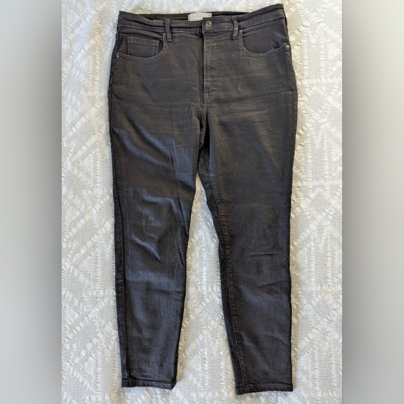 Everlane Black High Rise Skinny Ankle Jeans - Picture 3 of 5